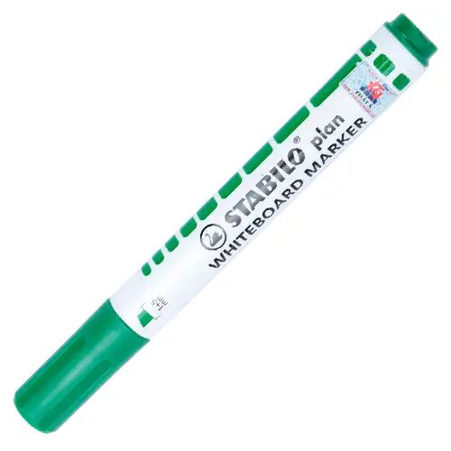 Stabilo Stabilo: Plan WhiteBoard marker Zeleni flomaster za tablo z odrezano konico Cene