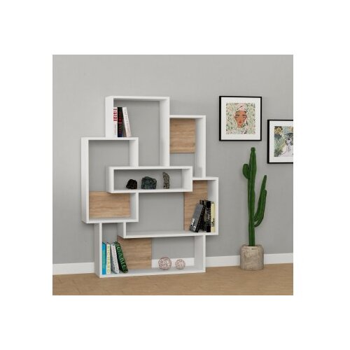 Woody Fashion barce white oak polica za knjige Cene