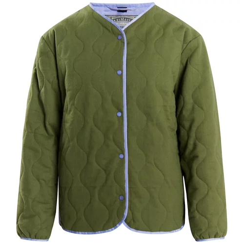 DreiMaster Vintage Prehodna jakna 'Imane' svetlo modra / oliva