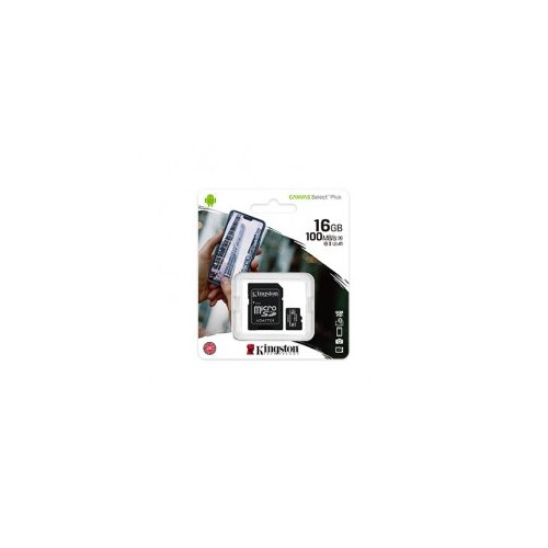 Kingston SPOMINSKA KARTICA 16 GB micro SD (2v1 MICRO-SDHC ) 100 MB / s Cene