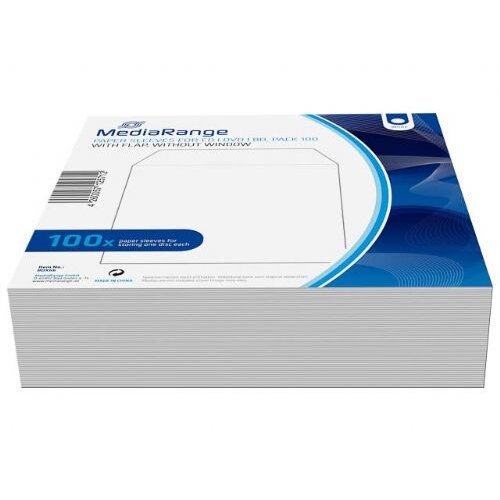 Mediarange etui za cd papirnat 1/100 brez okna Slike