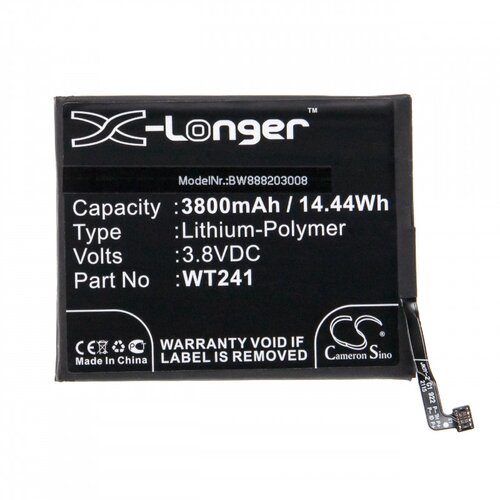VHBW Baterija za Nokia 3 V, 3800 mAh Slike