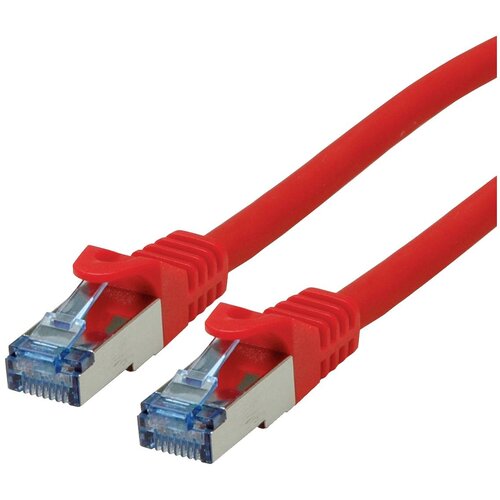 Roline 21.15.2817 RJ45 omrežni kabel\, patch kabel cat 6a s/ftp 10.00 m rdeča 1 kos, (20420536) Cene