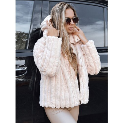 DStreet Kurtka damska futrzana z kapturem r&amp;oacute;żowa Slike