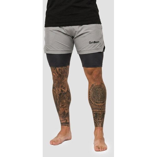 GymBeam Men&lsquo;s 2in1 Shorts Iron Smoke S Cijene