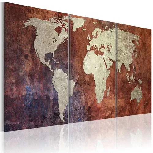  Slika - Steel continents 120x60