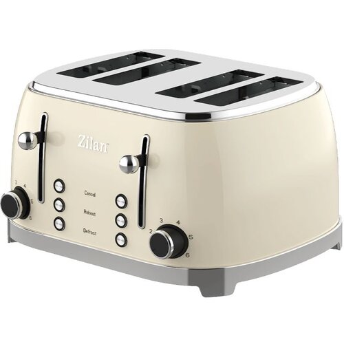 Zilan opekač kruha, 4 reže za kruh, 6 stopenj segrevanja, 1500W, Retro - ZLN1214 Cene
