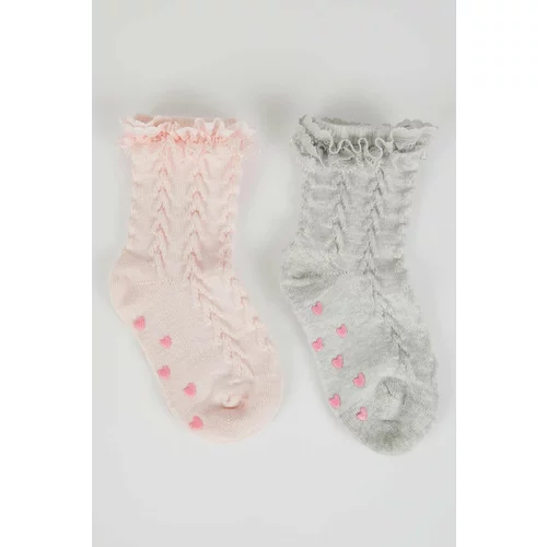 Defacto Baby Girl 2-pack Long Socks