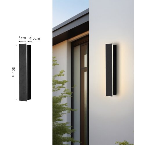  Brilagi - LED spoljno zidno svetlo LINEAR LED/8W/230V 3000K IP65 crno Slike
