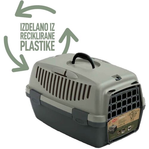 STEFANPLAST Gulliver 1 transporter Green, PVC vrata - 48 x 32 x 31 cm Cene