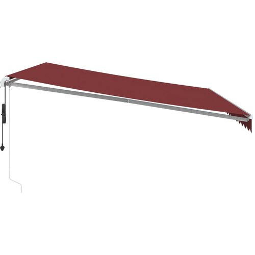 Tenda na automatsko uvlačenje bordo 450 x 350 cm Slike
