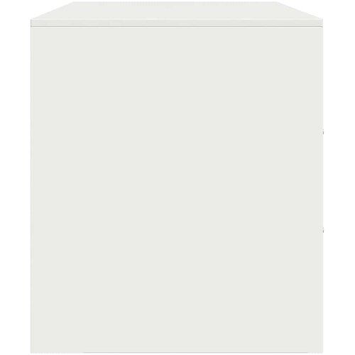  TV ormarići 2 kom bijeli 67 x 39 x 44 cm čelični Bijela Slike