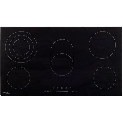 VidaXL Keramična kuhalna plo&amp;scaron;ča s 5 gorilniki na dotik 77 cm 8500 W Slike