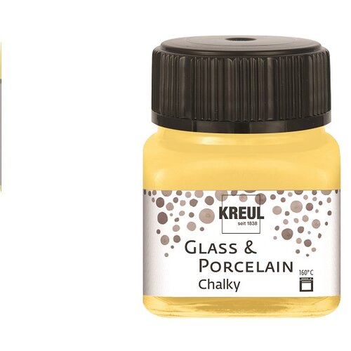  Boja sa efektokom krede za staklo i porculan Kreul 20 ml Yellow Safran Cijene
