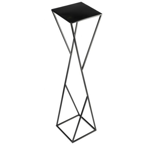  Stalak za cveće LOFT 100x23,5 cm crni Slike
