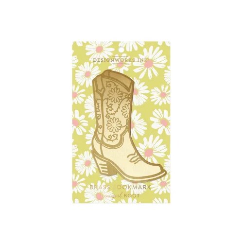 Klikermat Bukmarker Brass, Cowgirl Boot Slike