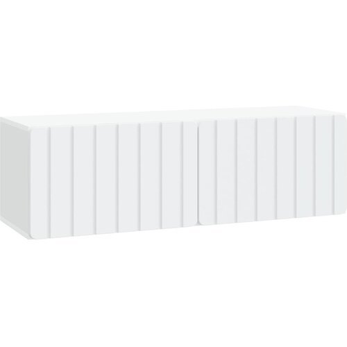 vidaXL TV ormar za zid 98 x 31 x 30 cm Bijela Konstruirano drvo - Bijela 98 x 31 x 30 cm Cijene
