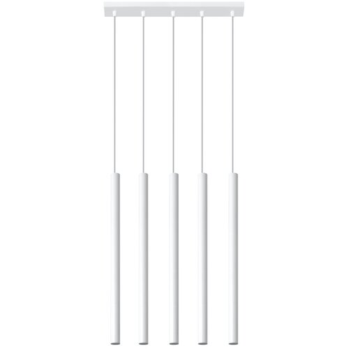 Sollux Lighting SL.0468 - visilica na sajli PASTELO 5xG9/8W/230V bela Slike