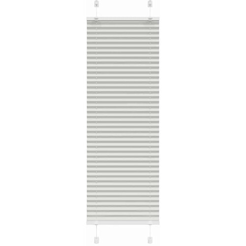 VidaXL Plisirana roleta svijetlosiva 45x150 cm &amp;scaron;irina tkanine 44,4 cm Slike