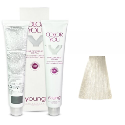 YOUNG Farba za kosu No.12.1 Ultra ash superlightener, 100ml Slike