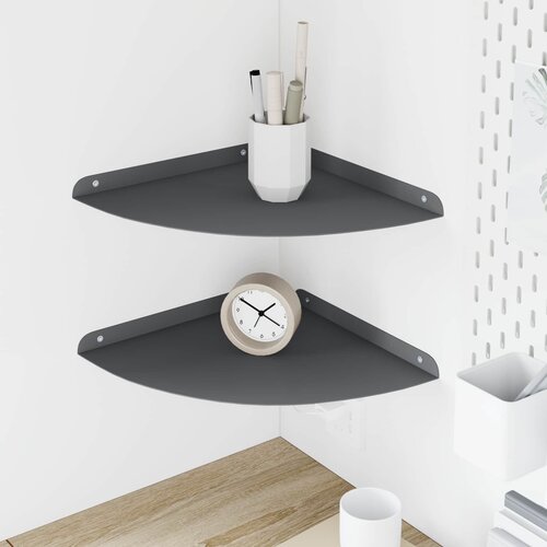  Lebdeća polica s policom 2 pcs Antracit 30 x 30 x 2 cm Cijene