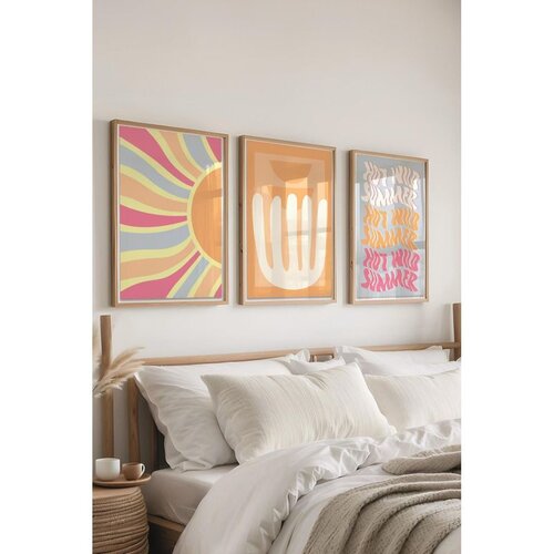 WALLXPERT Č-300391 - 3040 set dekorativnih slika u vi&scaron;e boja (3 komada) Cene