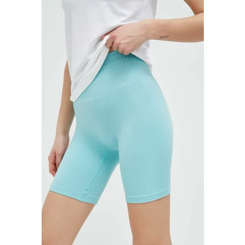 Casall Kratke hlače za trening boja: tirkizna, glatki materijal, visoki struk