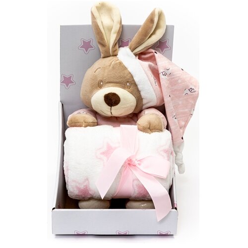 Bbo SET IGRACKA + CEBENCE SLEEPY BEAR (20TB0167) - PINK Cene