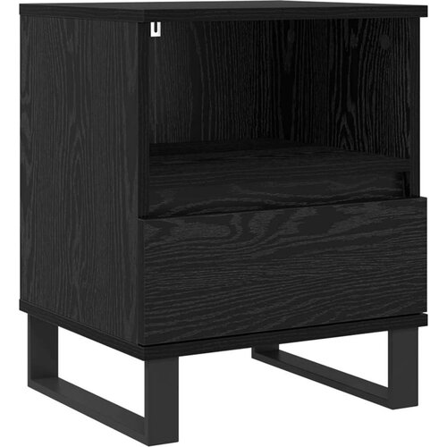  za krevet Crni hrast 40 x 35 x 50 cm Konstruirano drvo Slike