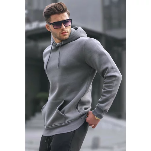 Madmext Sweatshirt - Gray - Regular fit