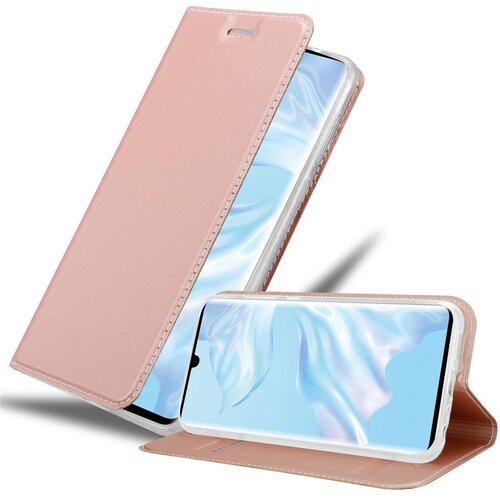 Cadorabo Ohi&scaron;je, združljivo z Huawei P30 PRO v klasična rožnata zlata - Za&scaron;čitni ovitek z magnetnim zapiranjem, stoječo funkcijo in režo za kartice, (20559051) Cene