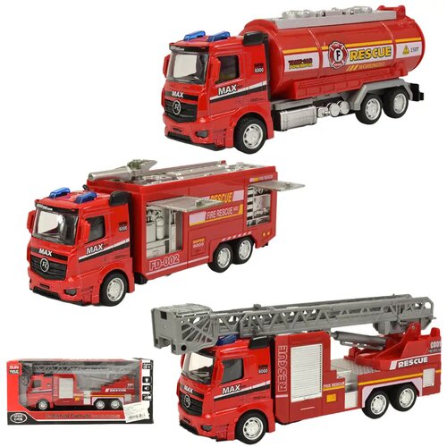 Magic Toys Fire Rescue: Gasilski kamion na vztrajnik, z lučmi in zvoki, v več različicah 19 cm 1 kos Cene
