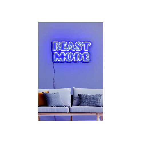 WALLXPERT dekorativna plastična led rasveta beast mode blue Slike