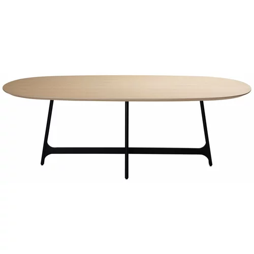 DAN-FORM Denmark Blagovaonski stol s pločom u dekoru hrasta 110x220 cm Ooid -