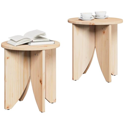  Kava Stol 2 pcs Prirodna Slike