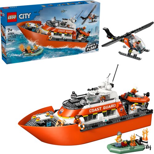 Lego City Coast Guard Rescue Boat & Helicopter &scaron;tevilka 60504 Cene