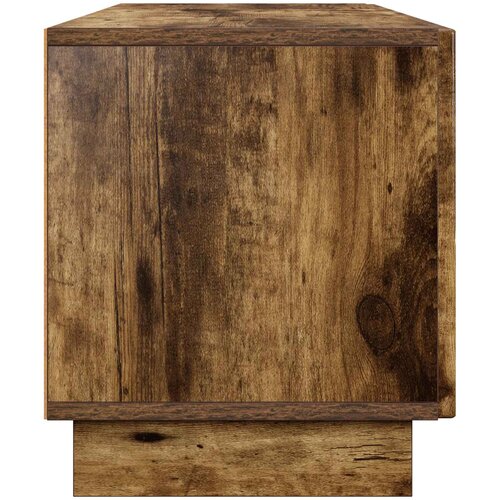  TV stalak 140 x 34,5 x 40 cm Dimljeni hrast Konstruirano drvo Slike