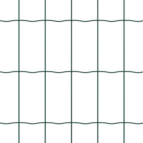Euro ograda 0,8 x 10 m Željezo prekriveno PVC-om Zelena Slike