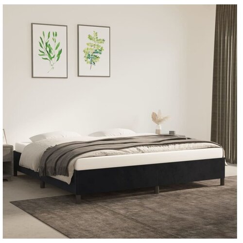 Za krevet crni 200x200 cm baršunasti Cene