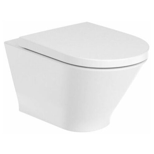 Roca SIKOSRG001 The Gap viseča brezrobna WC školjka z WC desko s počasnim zapiranjem Cene
