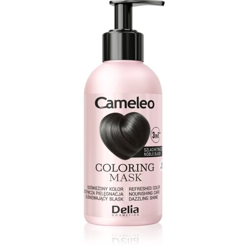 Delia Cosmetics Cameleo Coloring mask Bonding maska za kosu nijansa Noble Black 120 ml Slike