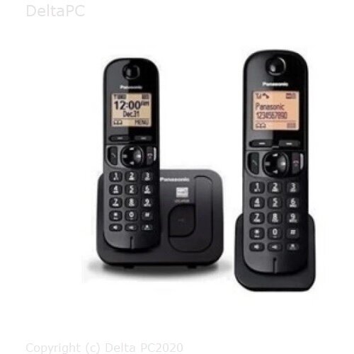Panasonic telefon bezicni KX-TGC212FXB crni TwinPack Cijene