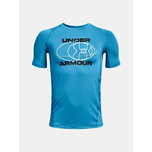 Under Armour T-shirt UA HG Armour Novelty SS-BLU - Guys