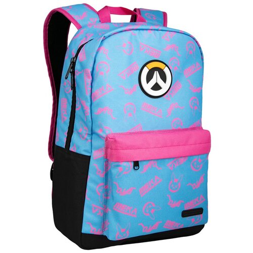 Jinx OVERWATCH D.VA SPLASH BACKPACK BLUE/PINK Slike