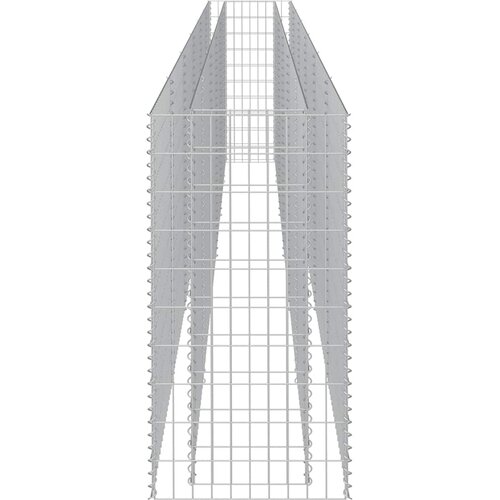  Gabionska sadilica od pocinčanog čelika 540 x 50 x 100 cm Slike