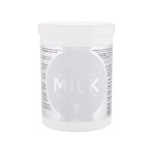 Kallos Cosmetics milk maska za suhe in poškodovane lase 1000 ml