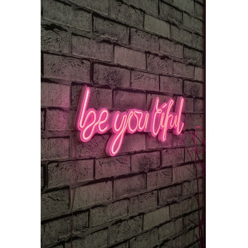 Wallity Be you tiful - Pink Pink Decorative Plastic Led Lighting Cene