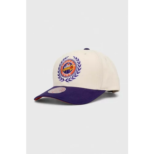 Mitchell & Ness Bombažna bejzbolska kapa Phoenix Suns bela barva