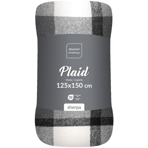 Douceur d int&amp;eacute;rieur Siva odeja iz sherpa flisa 125x150 cm Ecossais &amp;ndash; Slike
