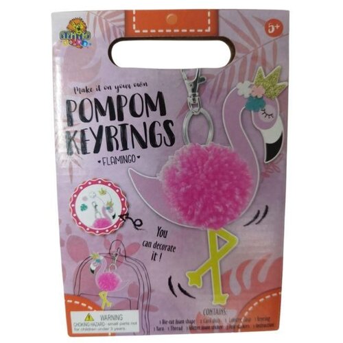 Milla Toys Kreativni set Napravi svoj privezak za ključeve pompom Flamingo ss-19-6006 Cene